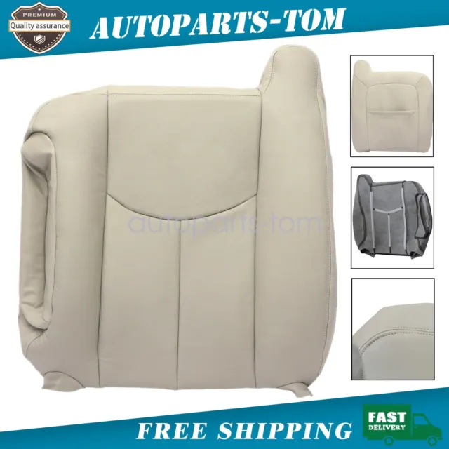 Fits Chevy Tahoe Suburban GMC Yukon 2003-2006 Driver Top Leather Seat Cover Tan