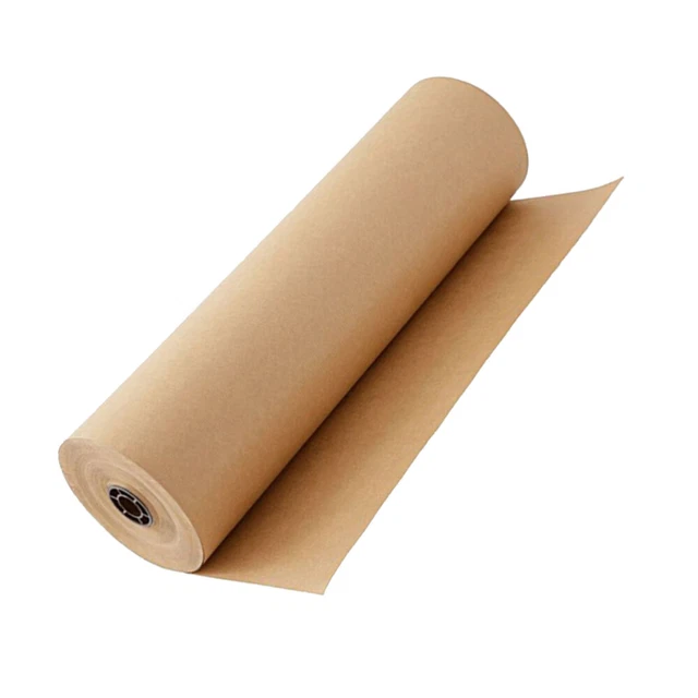 Hoja de embalaje de regalo ramo floral envolturas marrón