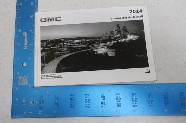 2014 14 Gmc Terrain Denali Owner's Manual Book - Free Shipping - Om527