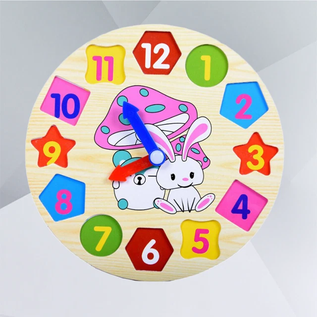 Orologio Giocattolo Orologio Puzzle Bambini Set Giocattoli Bambini Giocattolo Blocco Giocattolo Bambini