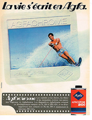 Publicité Advertising 069  1982  Agfa  film photo Agfacolor 100 ASA 
