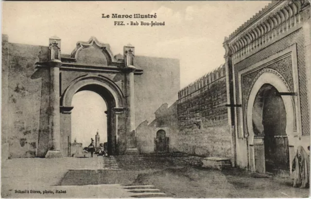 CPA AK Fez - Bab Bou-Jeloud MAROC (1082761)