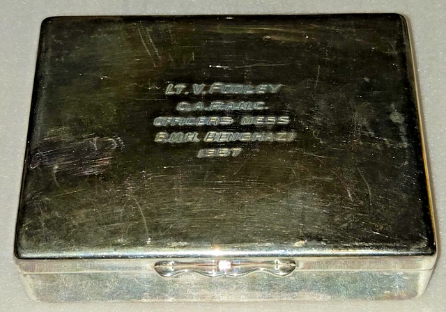 aristocrat silver plated cigarette box Antiques Atlas Antique Art Deco silver plated