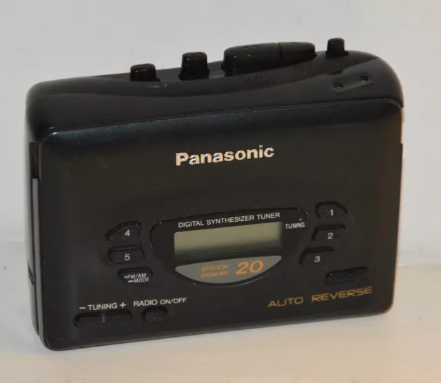 Ancien WALKMAN Baladeur PANASONIC RQ-V186 auto reverse vintage