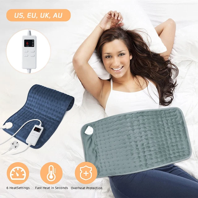 Adjustable Temperature Electric Heating Mat Heat Pad Warmer Blanket Pain Relief