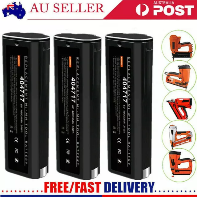 4.8Ah For Paslode Battery 404717 6V 900400 900420 900421 900600 IM50 IM65 IM350A