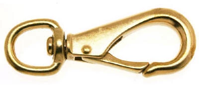 T7625404 Bronze Swivel Round Eye Quick Snap, 5/8-In. - Quantity 10