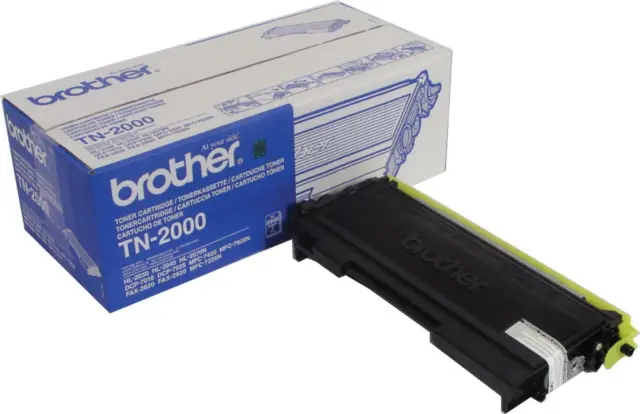 Genuine Brother TN2000 Toner Cartridge HL-2030 HL-2040 HL-2070N Open VAT Incl