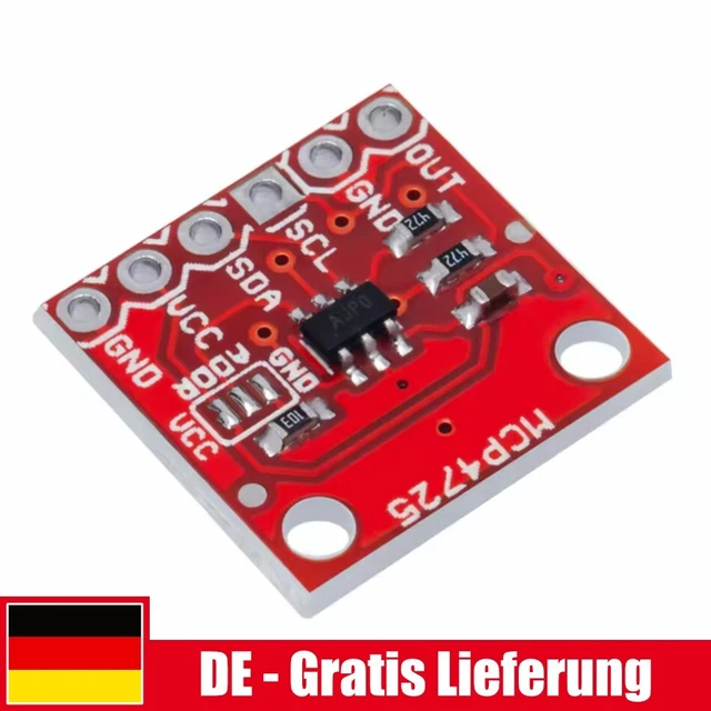 MCP4725 DIGITAL ANALOG Converter Breakout 12 Bit Arduino Raspberry ESP ...