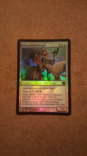 Riftmarked Knight 1x FOIL PLC MTG Planar Chaos Uncommon MINT white Riftmarked Knight 1x FOIL PLC MTG Planar Chaos Uncommon MINT white