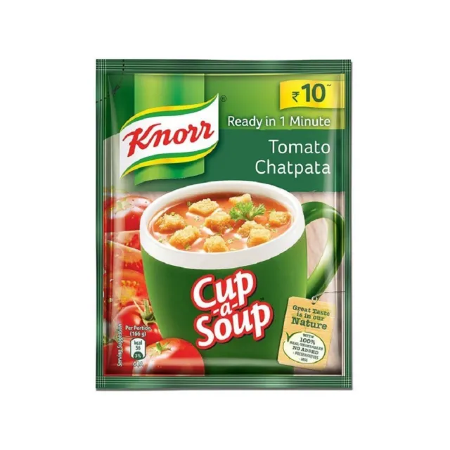 Nuovo Knorr Cup A Zuppa Pomodoro Chatpata Pronto IN Uno Minuti - 11 Grammi
