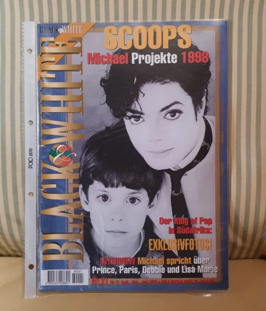 Michael Jackson - Black & White Magazin Nr. 21 - 1998 - Komplett inkl. Poster