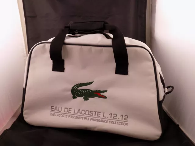 EAU DE LACOSTE L.12.12 Poloshirt In A Fragrance Collection Duffle Bag-NOS