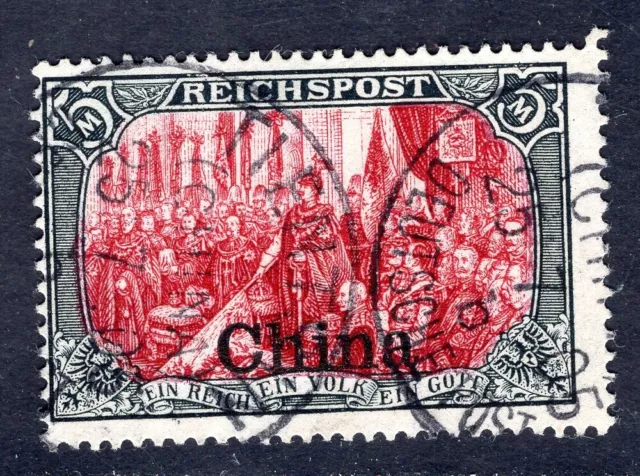 DEUTSCHE KOLONIEN CHINA 1901 27III gestempelt TADELLOS HÖCHSTWERT (Z5998