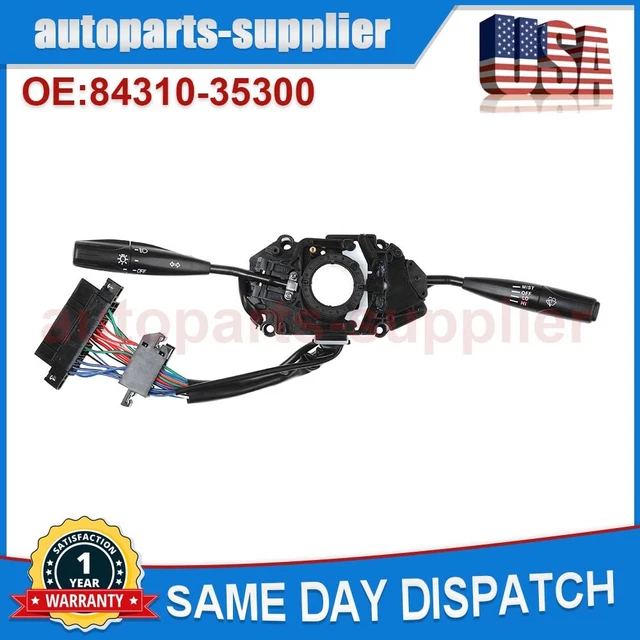 thumbnail image 2 of Turn Signal Headlight Wiper Switch For Toyota 4Runner Pickup 1984-1989 | YIHE 84310-35180 2 of 4