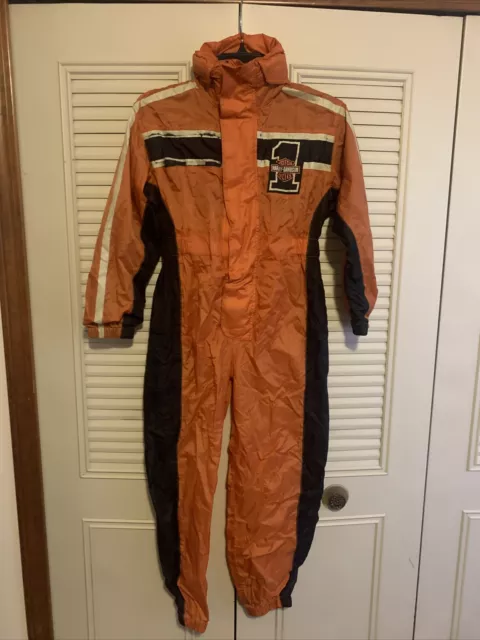 VINTAGE HARLEY-RAIN GEAR Youth kids unisex slicker size Small Costume