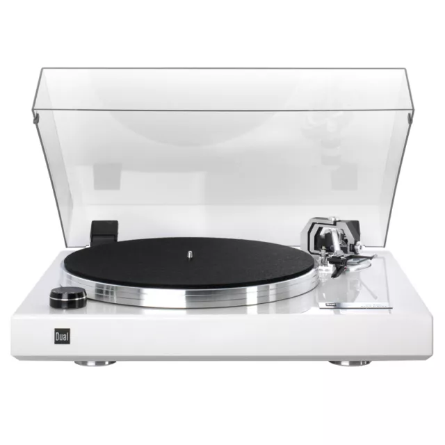 Dual CS 600 Manuel Tourne-Disque Laque Piano Blanc Exposition 2