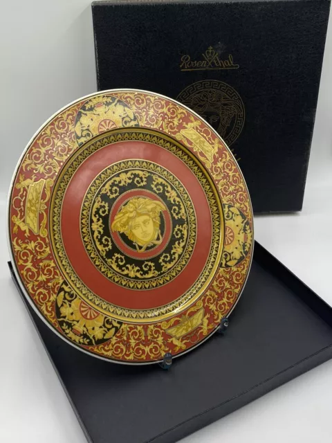 Rosenthal Versace Medusa PorzellannTeller Wandteller in OVP 31cm Sammmlerteller