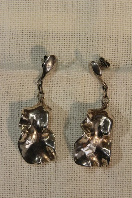 Boucles D'oreilles TOULHOAT - Poissons En Argent Massif, Style Bretagne Et Celtique