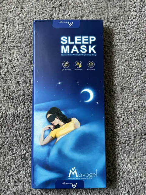 Máscara para dormir de algodón Mavogel - máscara para dormir que bloquea la luz