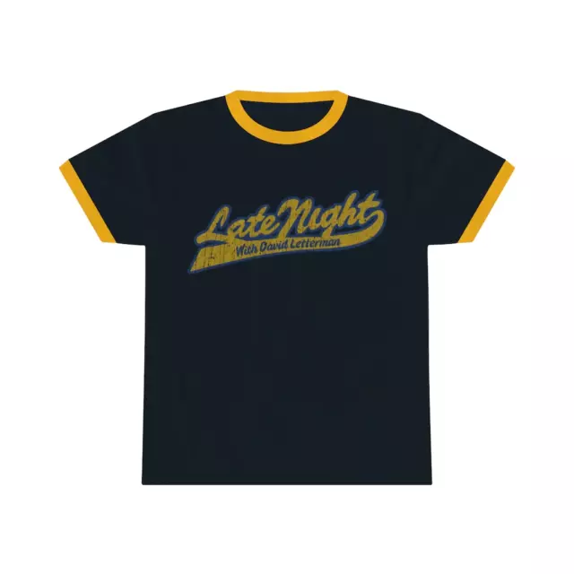 Late Night With David Letterman 1982 Vintage Ringer T-Shirt