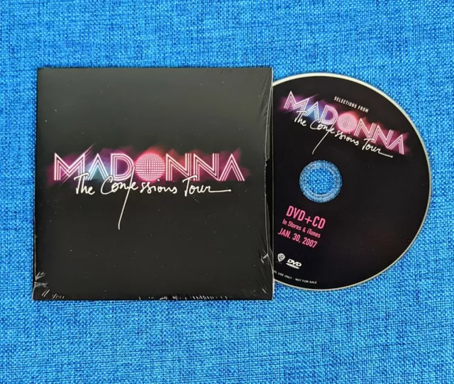 MADONNA PROMO SAMPLER CONFESSIONS TOUR DVD SELECTIONS Jump Ray Of Light RARE