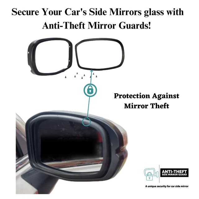 Anti-Theft Side Mirror Guards Protection Fit Mercedes-Benz E Class E450 2019-22
