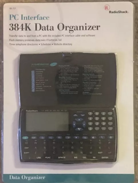 RARE New PC Interface 384K Data Organizer Radioshack w 3 Telephone Directories ☎