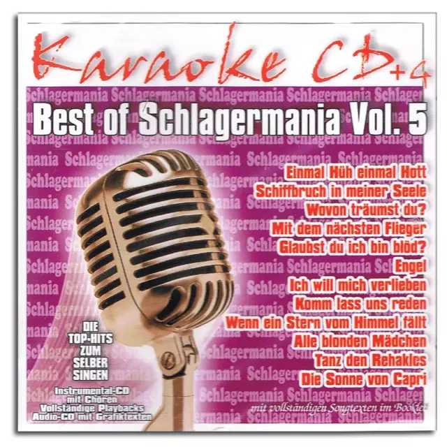 Karaoke CDG CD+G - Die deutschen Schlager Partyhits Vol.5 - Neuware