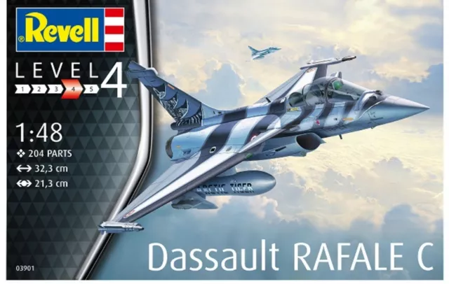 Dassault Rafale C Fighter 1:48 Plastique Model Kit 03901 Revell