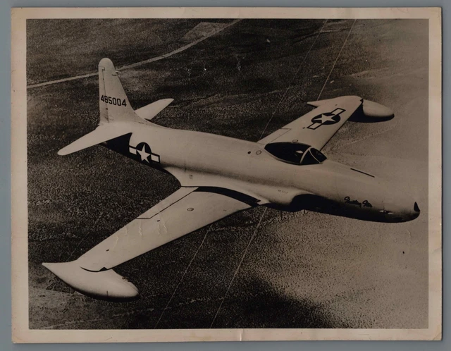 Lockheed P-80 Shooting Star Original Vintage 1945 Press Photo Us Army F-80