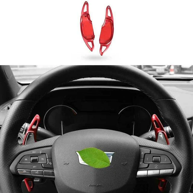 For Cadillac CT4 2020-2024 DX Aluminum Alloy Red Steering Wheel Shift Paddles