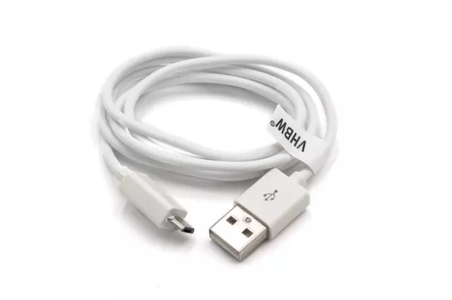 Câble de données micro-usb blanc 1m pour JBL Charge, JBL Charge 2, JBL Soundbox