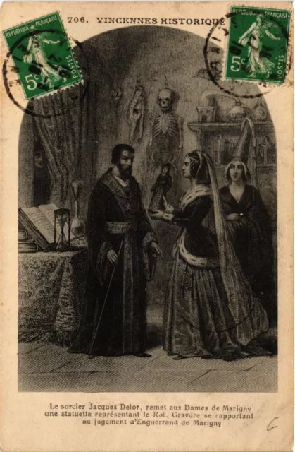 CPA VINCENNES Hisorique - The wizard Jacques Delor hands over to the ladies.(519901)