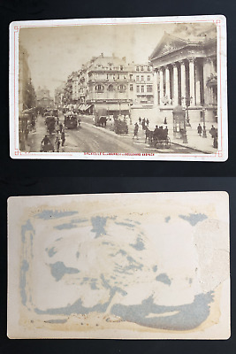 Grands Magasins de la Bourse Photo 1902 Belgique Snapshot Kodak Bruxelles 
