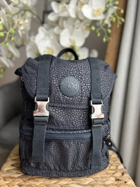 KIPLING EXPERIENCE S Small Backpack Rucksack Navy Blue Dot Print EUR 38 58 PicClick IT
