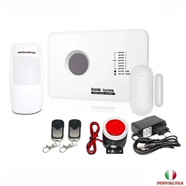 Combinatore Telefonico Gsm Kit Antifurto Casa Touch Screen GSM Wireless - Allarme Senza Fili Con App E Sensori Per Porte, Finestre E Gas | Nero Antifurto Senza Fili Touch Screen - Foto 11