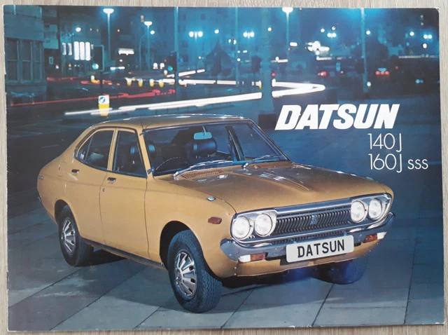 DATSUN VIOLET 140J & 160J SSS Brochure 1975 £14.99 - PicClick UK