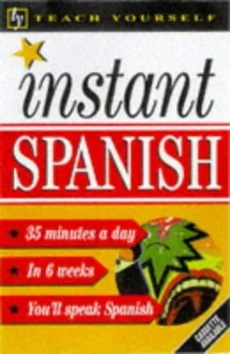 Teach Yourself Instant Spanish (TYL) by Smith, Elisabeth Paperback Book The Fast