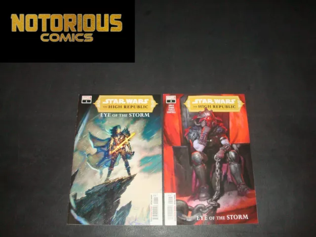 Star Wars High Republic Eye of the Storm 1-2 Complete Comic Lot Run Set Marvel
