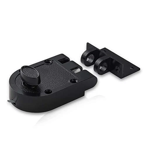 Proof Night Latch for Front Door Black Color