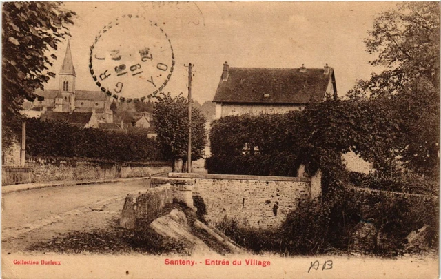 CPA SANTENY - Entrée du Village (519331)