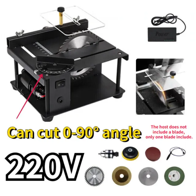 100W Mini Table Saw Electric Cutting Tool Machine Circular Cutter For PVC Wood