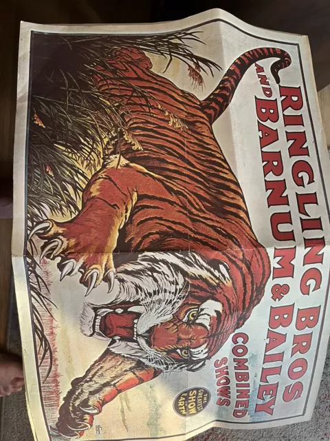 Ringling Bros Barnum And Bailey Vintage Circus Poster Reproduction