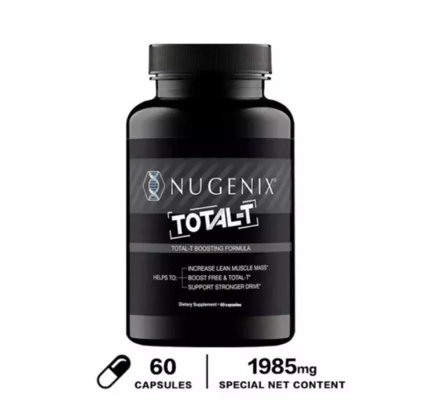 NUGENIX TOTAL-T Caps 60 Total Testosterone Booster for Men, Build  Muscle