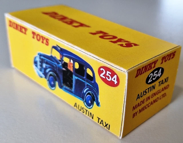 Dinky Toys N°254 Austin Taxi Vert - Miniature 1/43, état D'usage