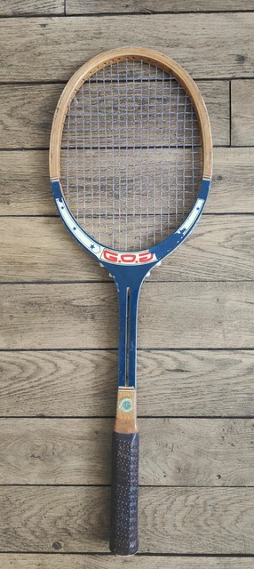 Raquette De Tennis Vintage Royal Ace – Bois Laminé Avec Fibre, Années 60, Bon État
