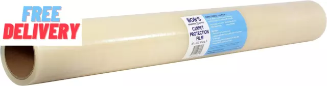 Plastic Carpet Protector Film, 36In X 200Ft – Carpet Cover Plastic Floor Protect