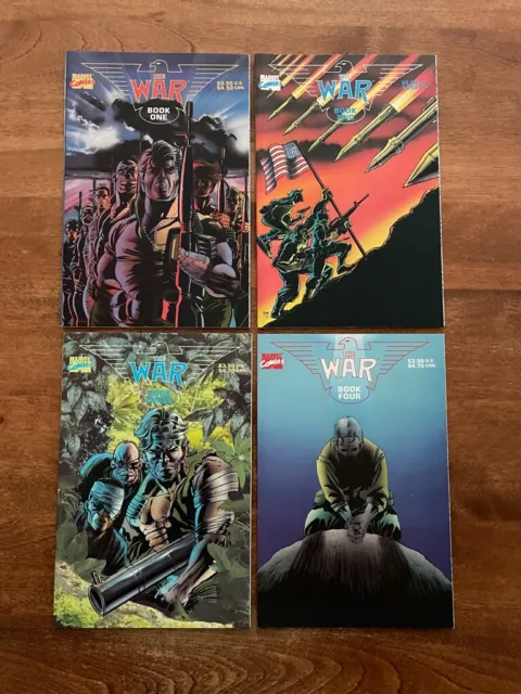 The War lot of 4 comics -complete series - #1,2,3,4