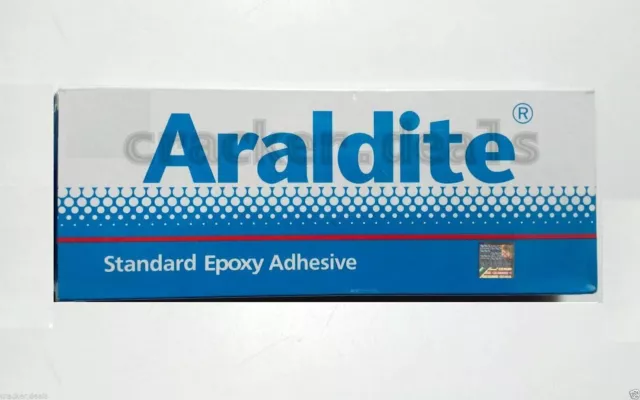 Adhésif Epoxy Standard Araldite 90g Tubes de Colle Résine 50g + Durcisseur 40g